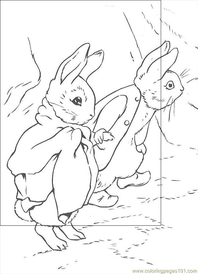 105 Adorable Peter Rabbit Coloring Pages Printable 61