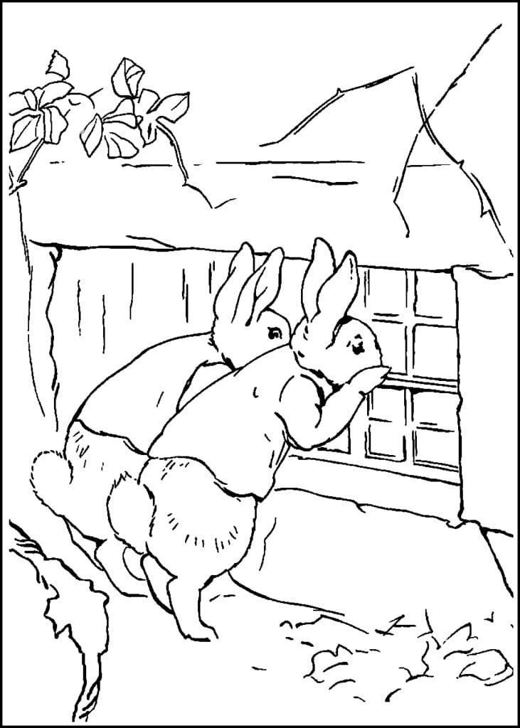 105 Adorable Peter Rabbit Coloring Pages Printable 94