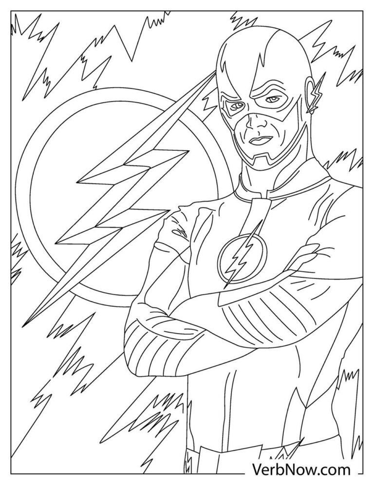 105 Flash Coloring Pages Printable 101