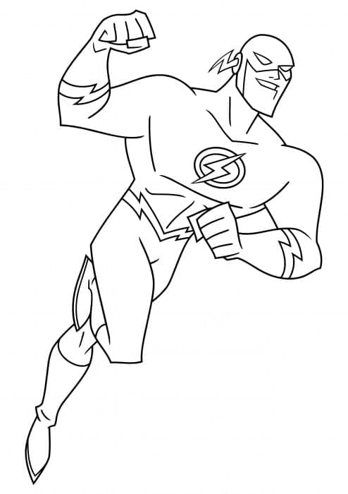 105 Flash Coloring Pages Printable 20