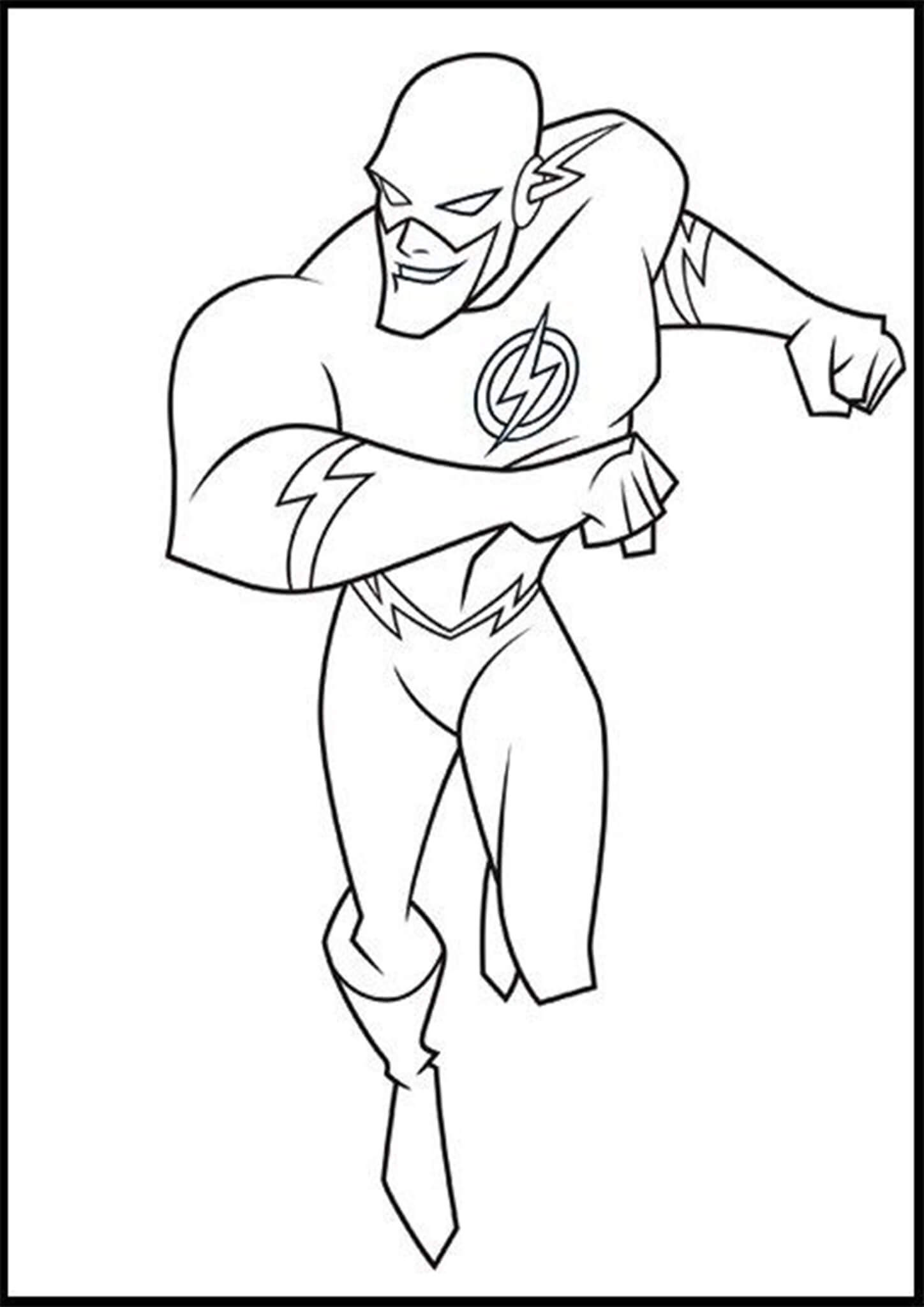 105 Flash Coloring Pages Printable 27