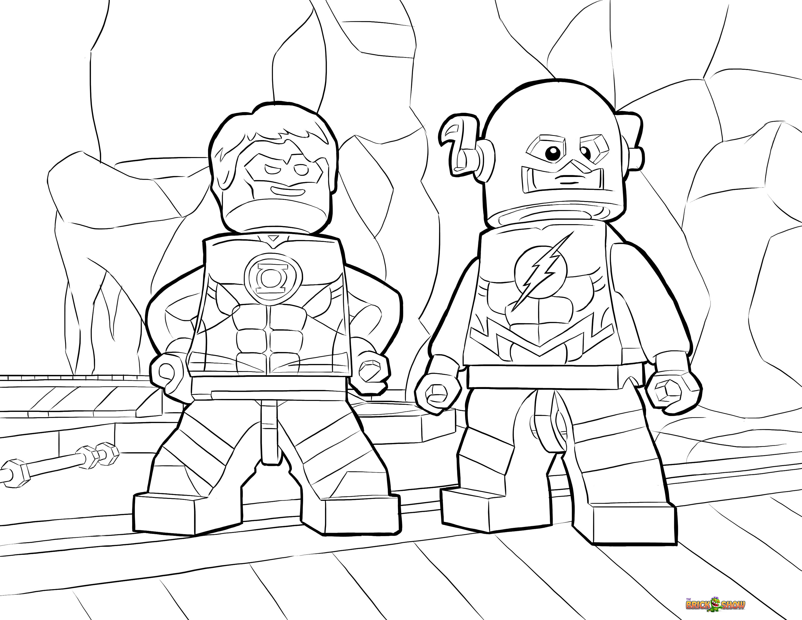 105 Flash Coloring Pages Printable 39