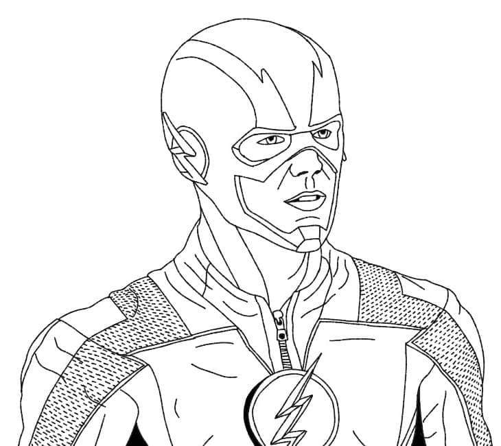 105 Flash Coloring Pages Printable 77