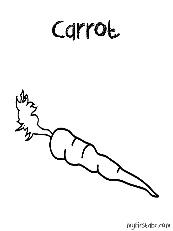 108 Carrot Coloring Pages Printable 10