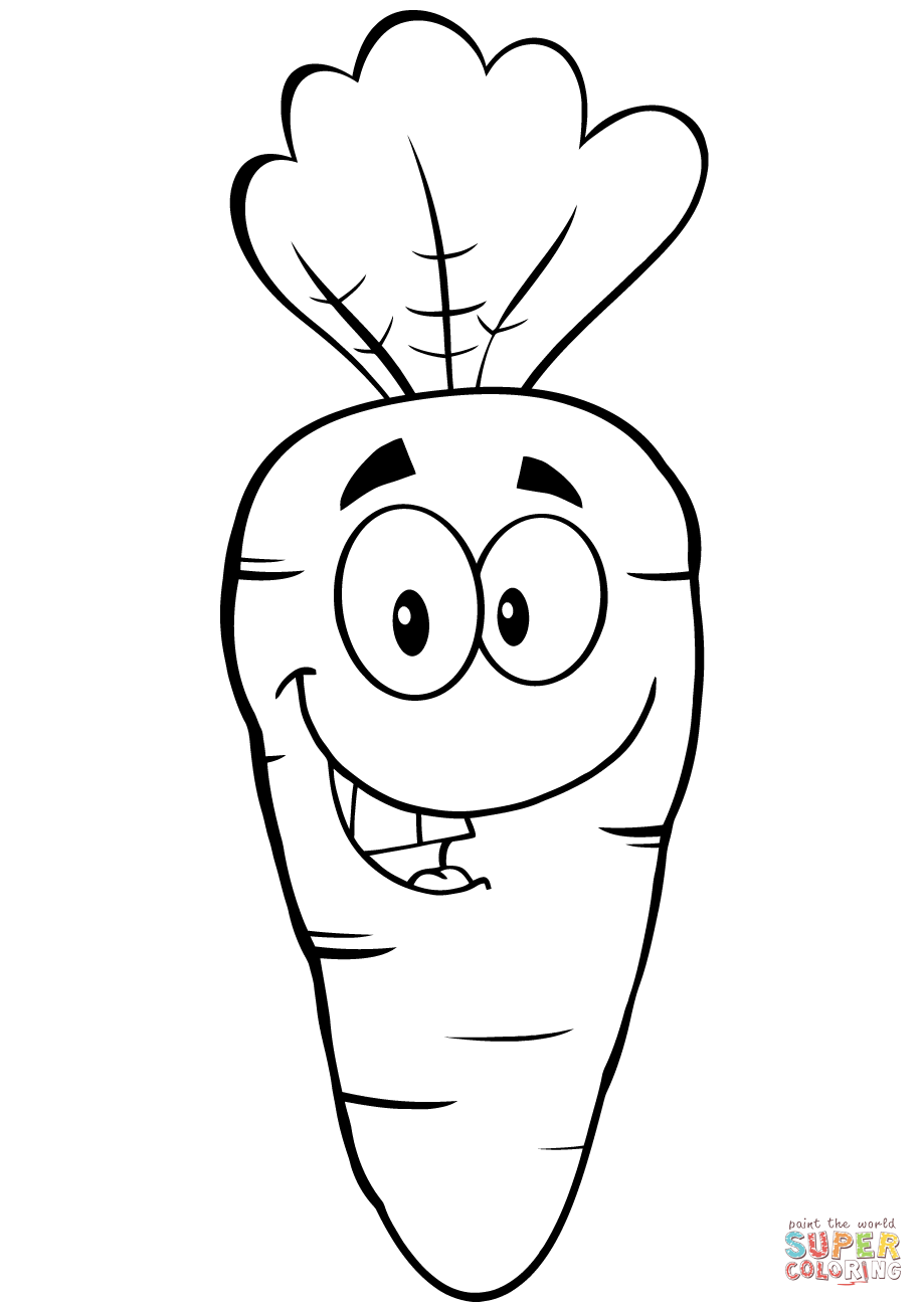 108 Carrot Coloring Pages Printable 100