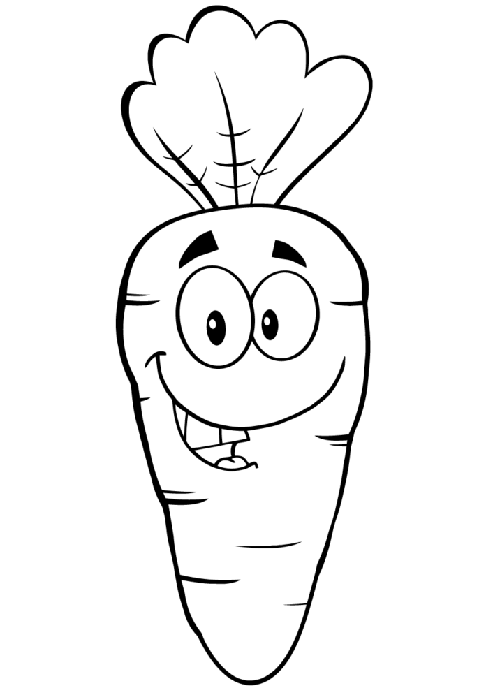 108 Carrot Coloring Pages Printable 102