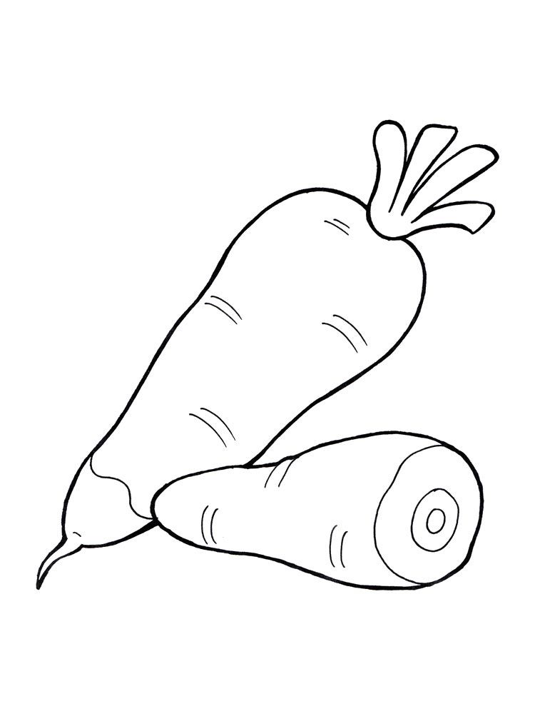 108 Carrot Coloring Pages Printable 104