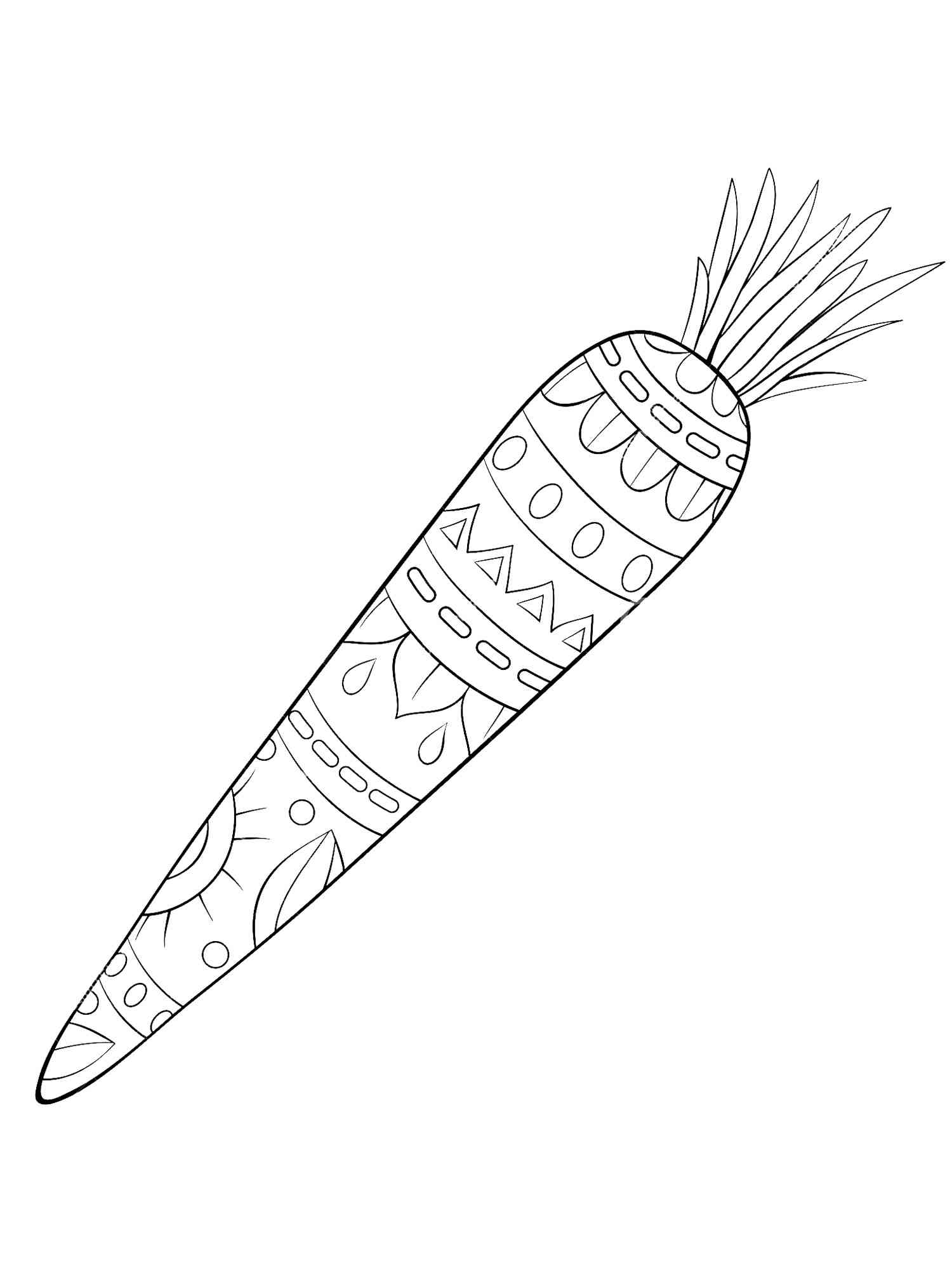 108 Carrot Coloring Pages Printable 45