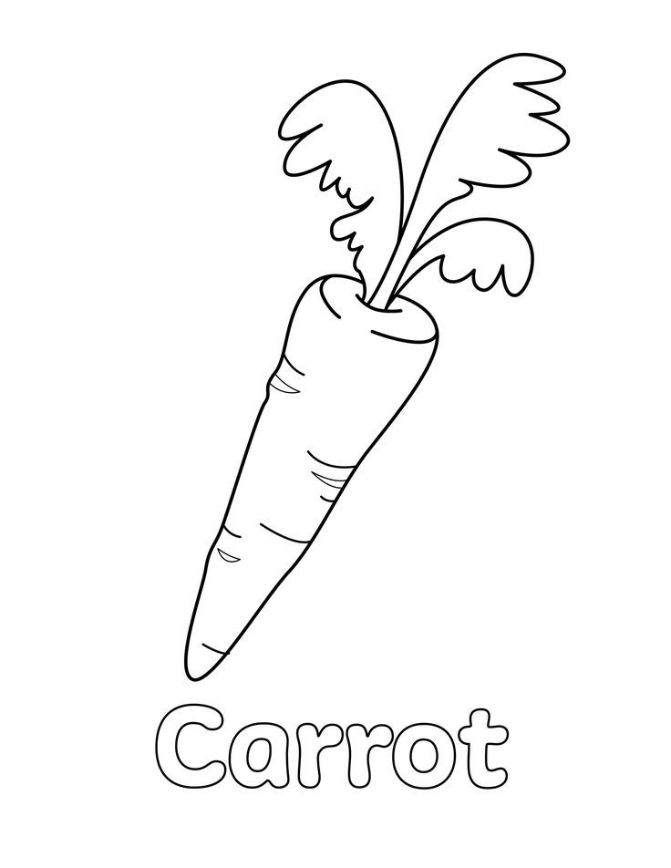 108 Carrot Coloring Pages Printable 47