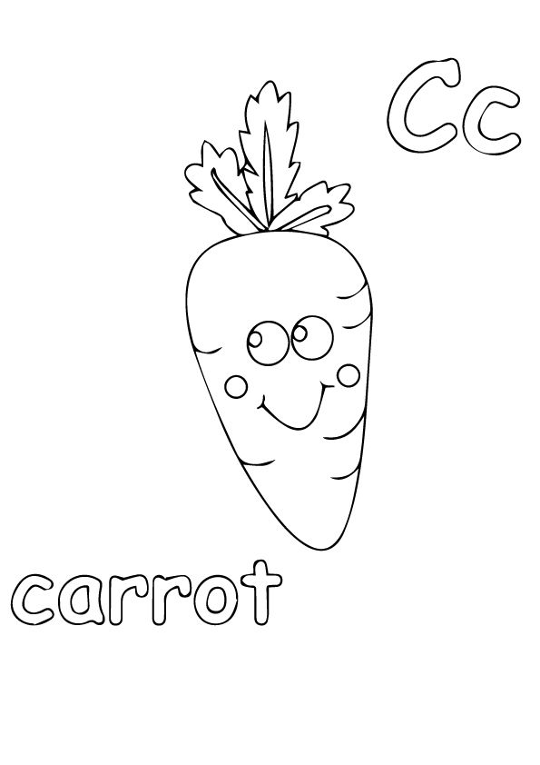 108 Carrot Coloring Pages Printable 68