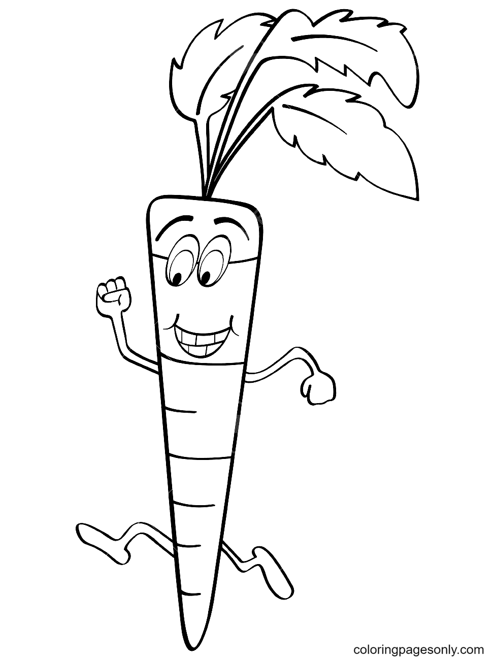 108 Carrot Coloring Pages Printable 75