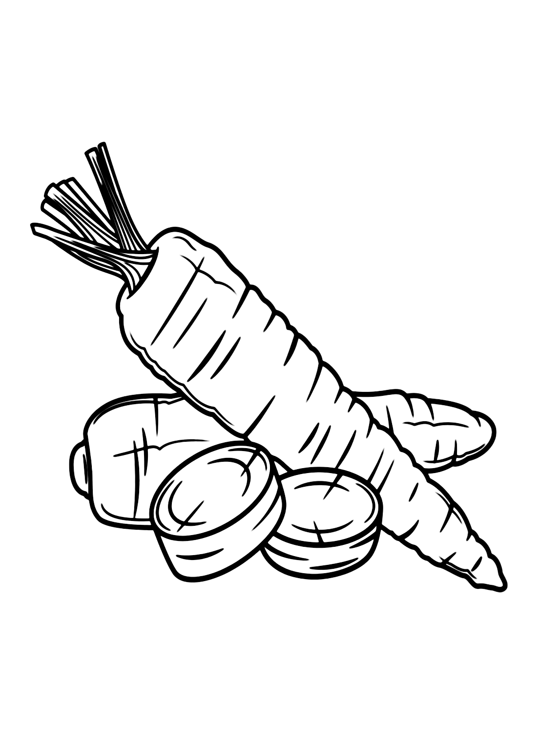 108 Carrot Coloring Pages Printable 77