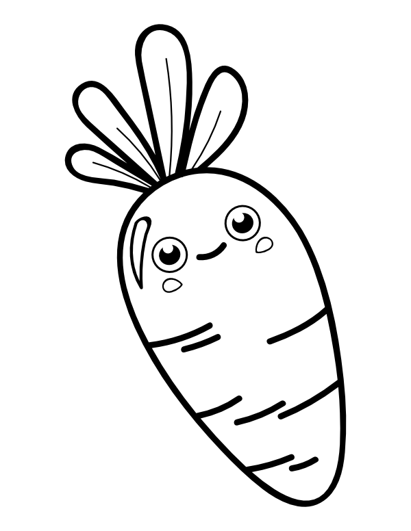 108 Carrot Coloring Pages Printable 79