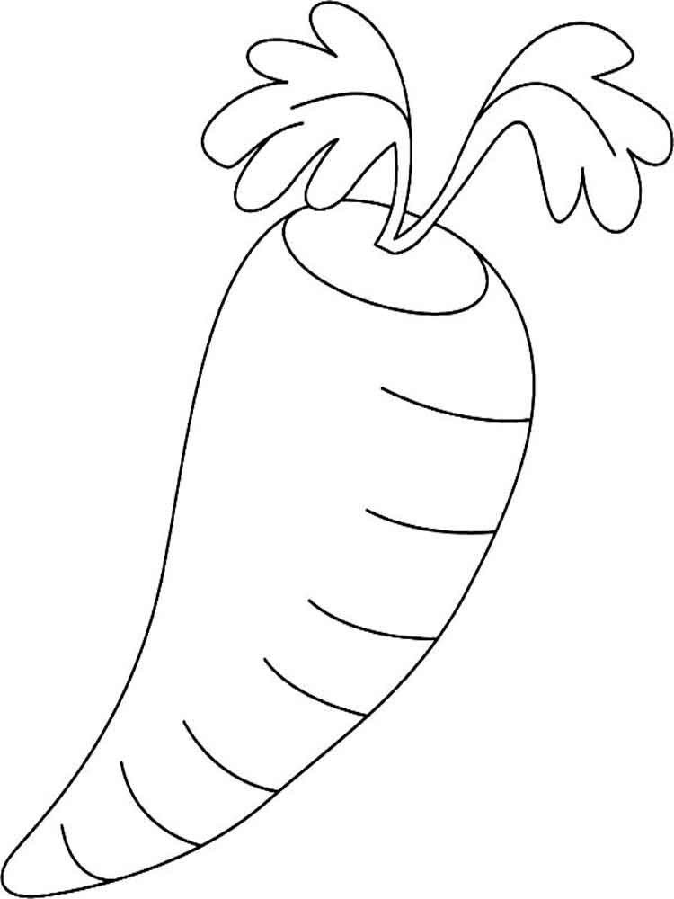 108 Carrot Coloring Pages Printable 8