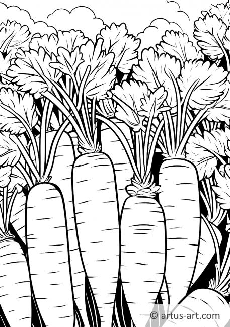 108 Carrot Coloring Pages Printable 84