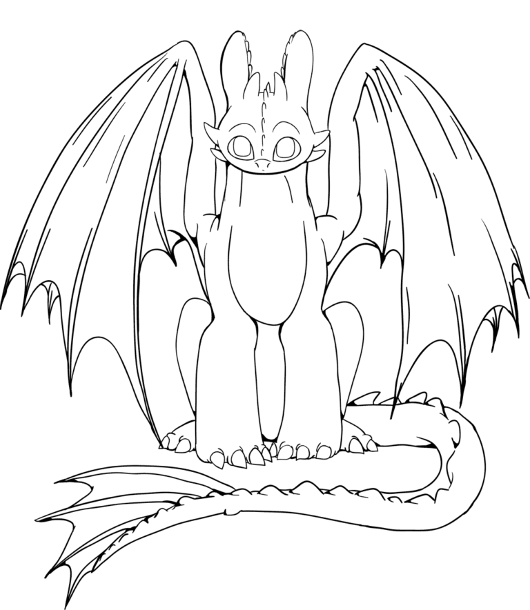 115 Toothless Coloring Pages Printable 47