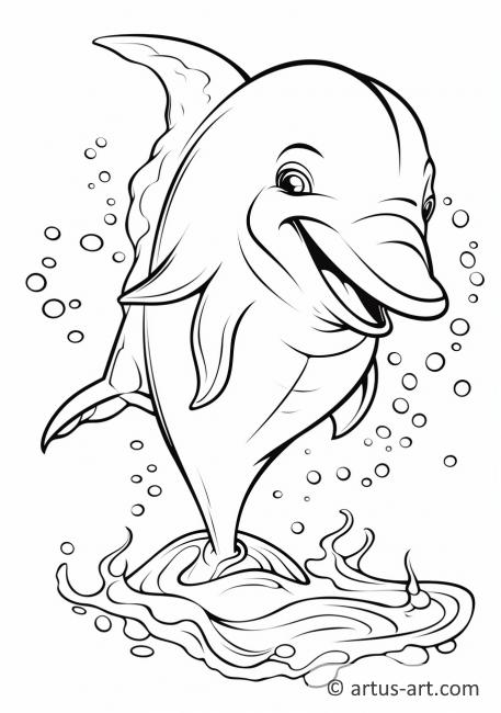 125 Free Printable Dolphin Coloring Pages for Kids 32