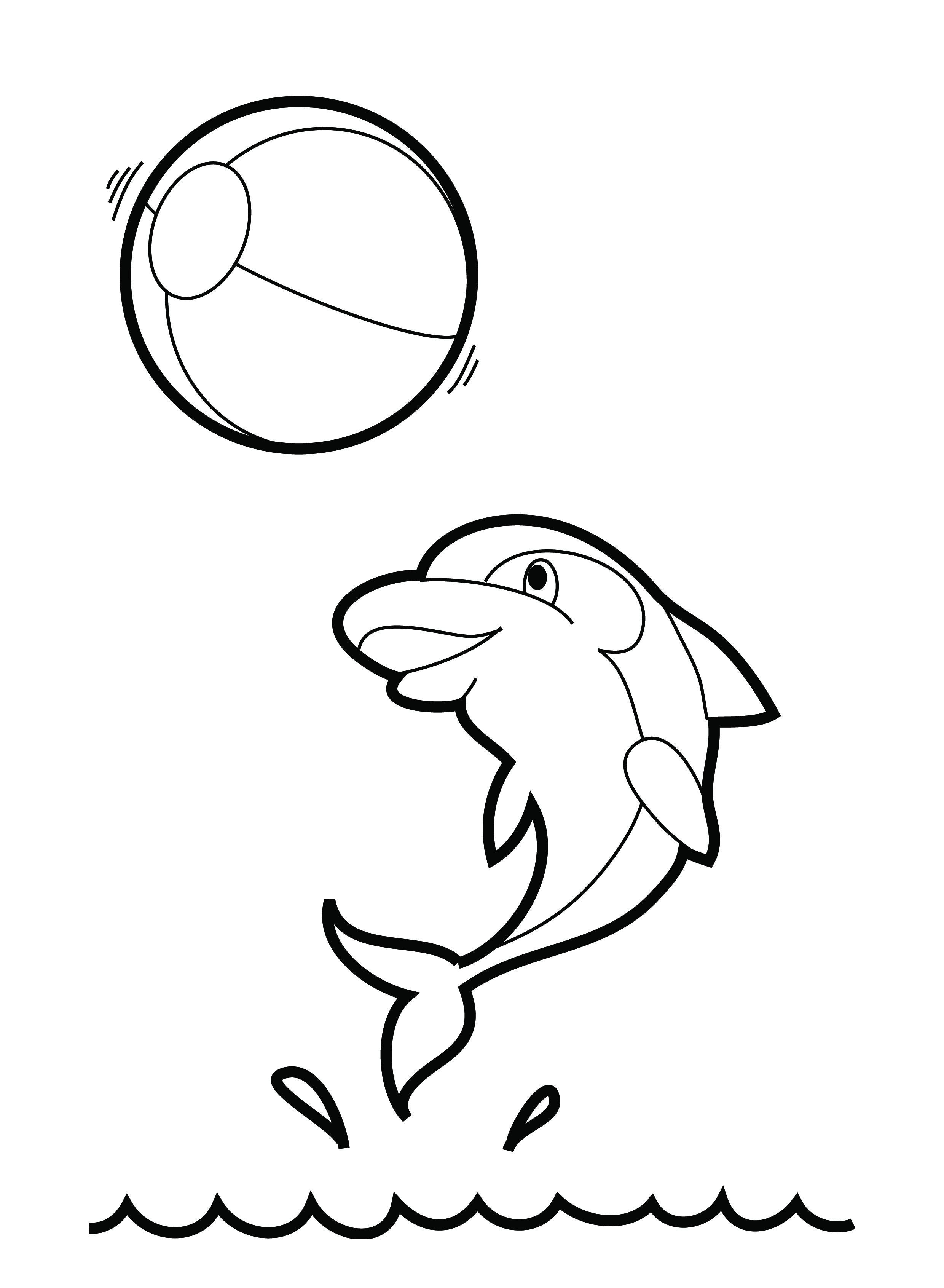 125 Free Printable Dolphin Coloring Pages for Kids 38