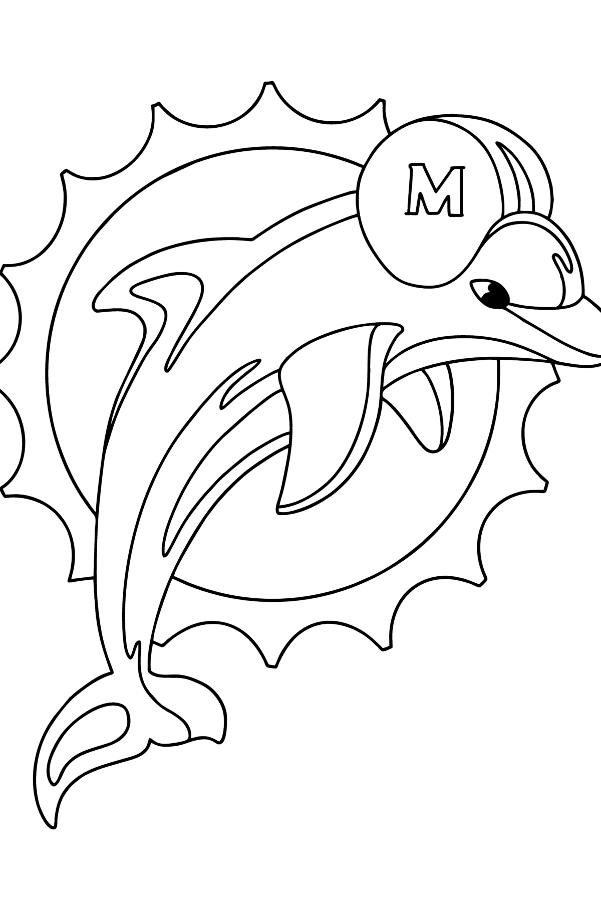 125 Free Printable Dolphin Coloring Pages for Kids 62