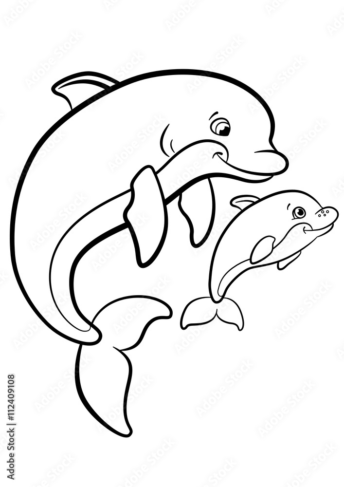 125 Free Printable Dolphin Coloring Pages for Kids 76