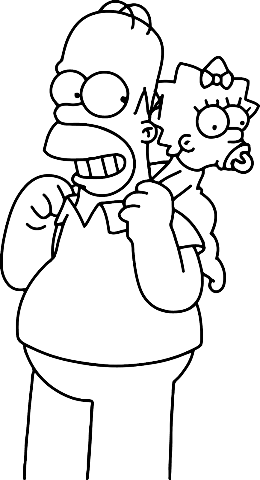 160 Free Simpsons Coloring Pages For Kids Printable 101