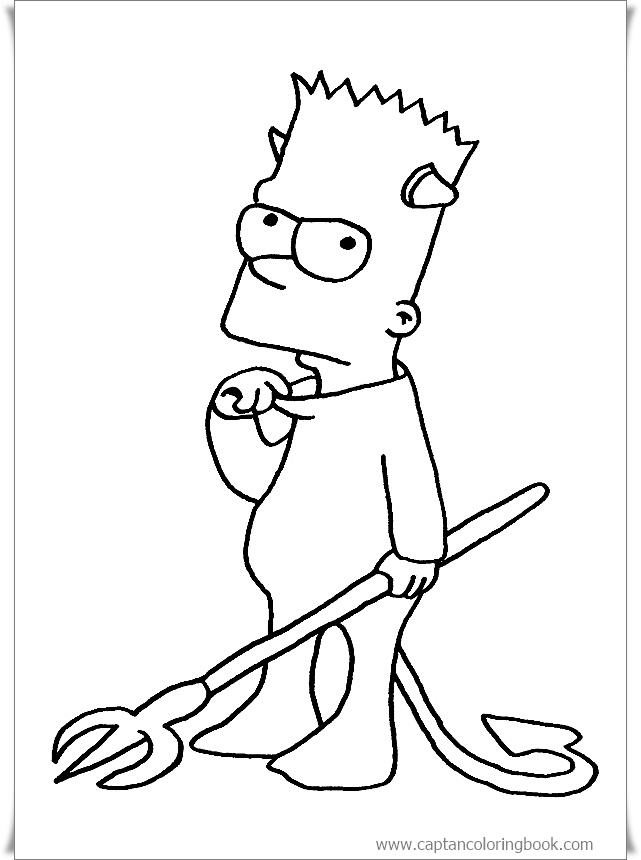 160 Free Simpsons Coloring Pages For Kids Printable 102