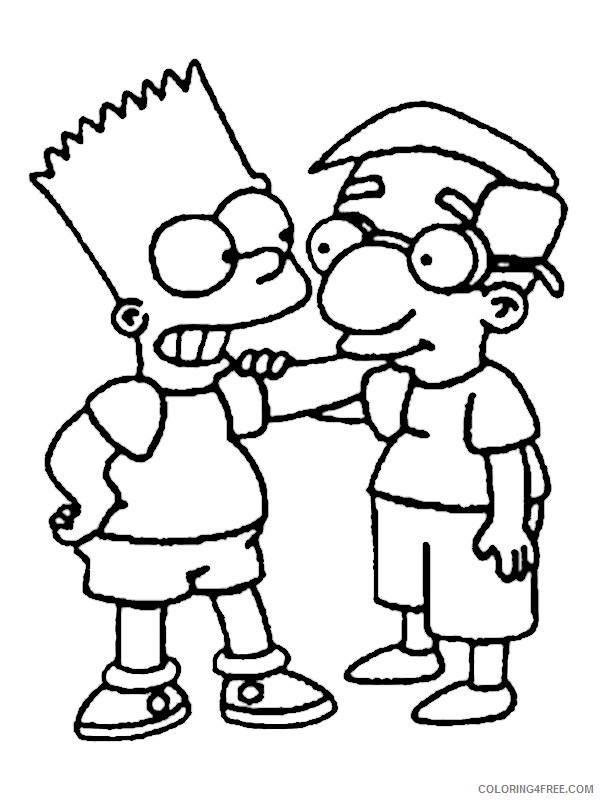 160 Free Simpsons Coloring Pages For Kids Printable 103