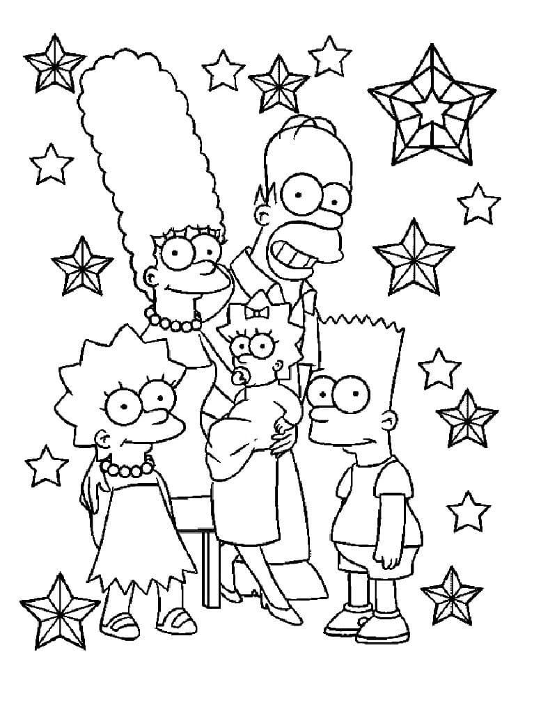 160 Free Simpsons Coloring Pages For Kids Printable 114