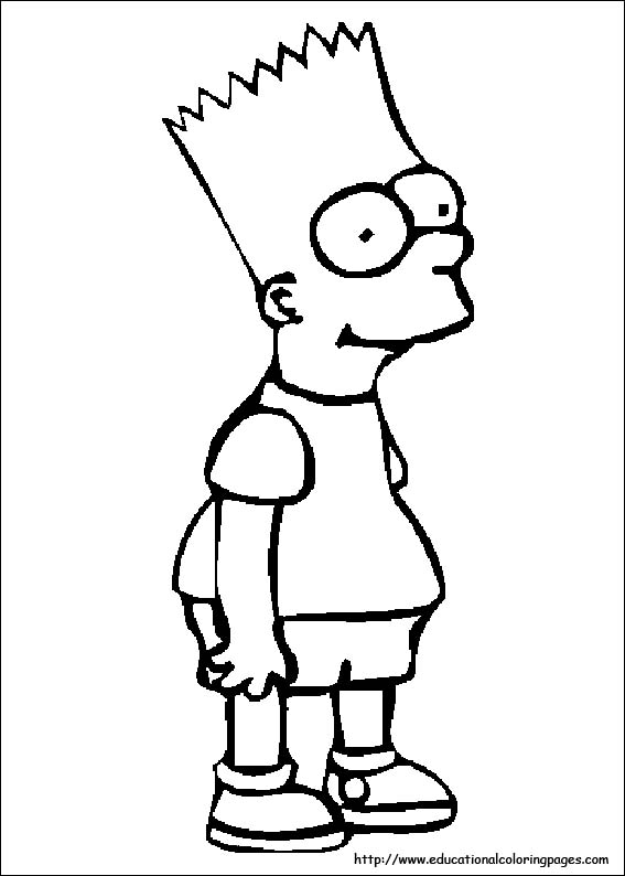 160 Free Simpsons Coloring Pages For Kids Printable 120