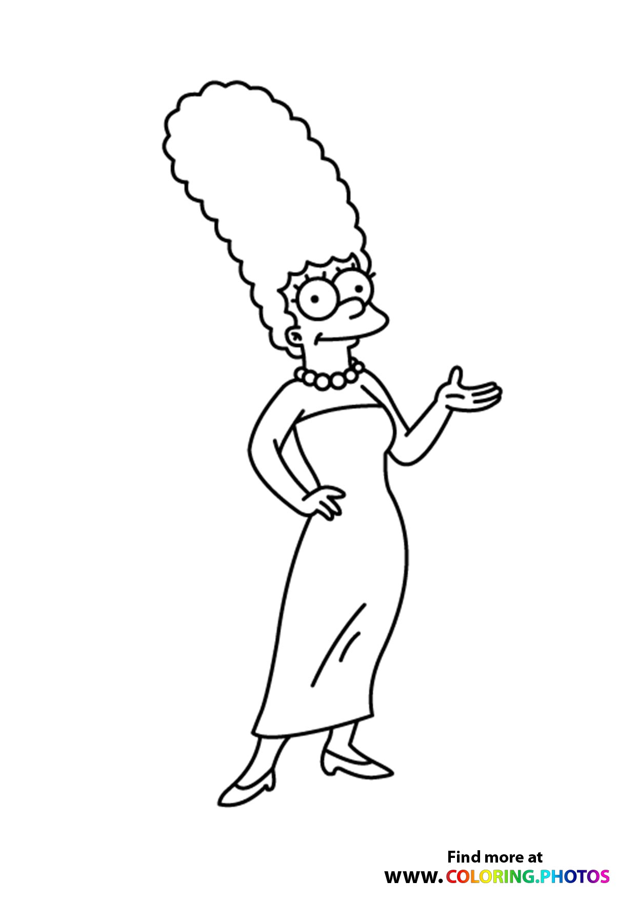 160 Free Simpsons Coloring Pages For Kids Printable 122