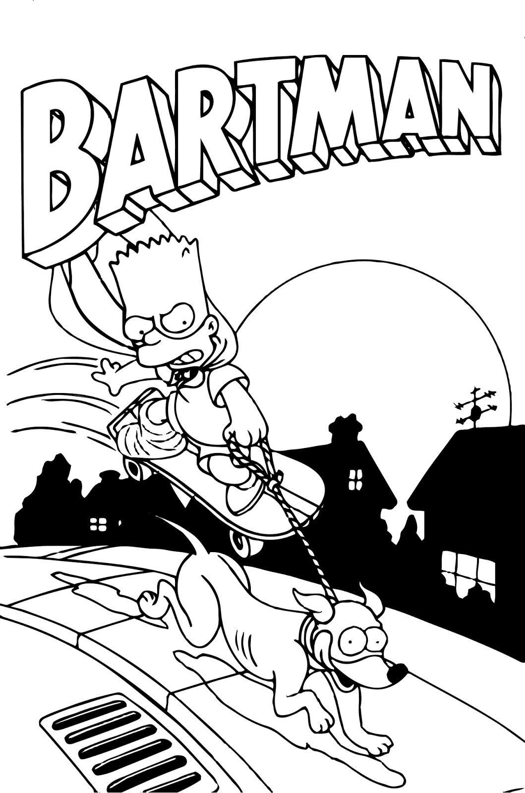 160 Free Simpsons Coloring Pages For Kids Printable 128