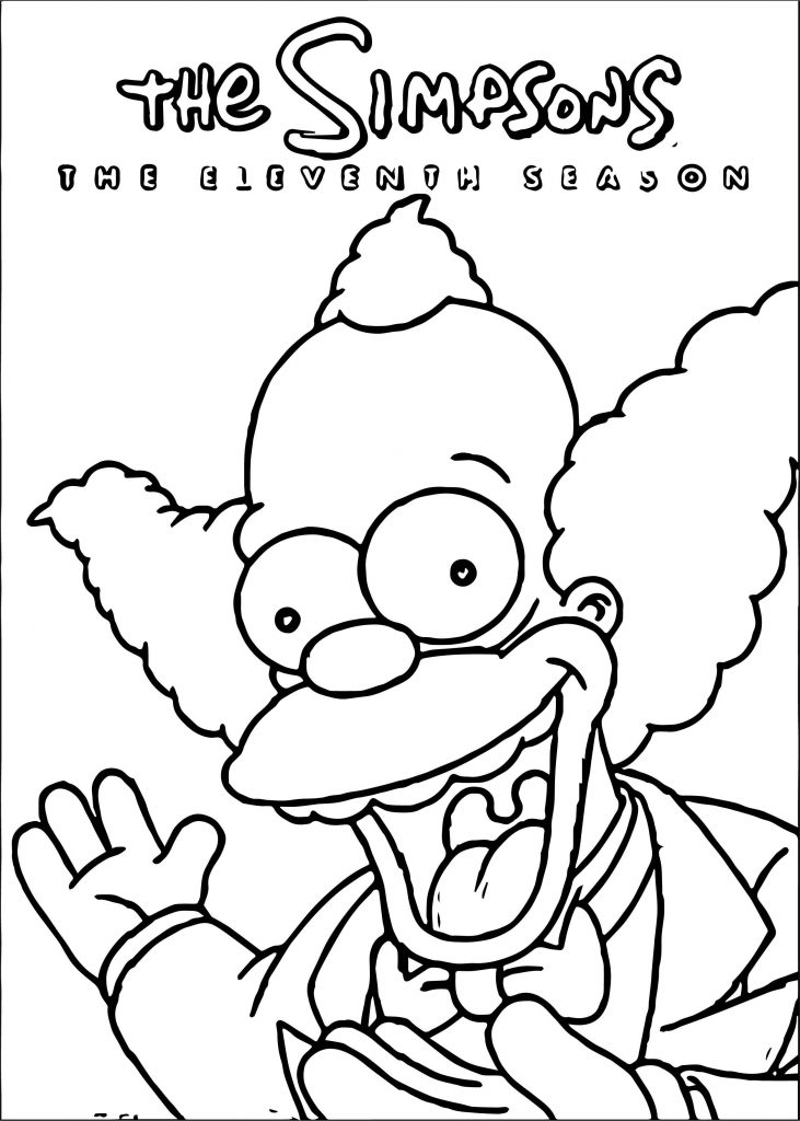 160 Free Simpsons Coloring Pages For Kids Printable 135