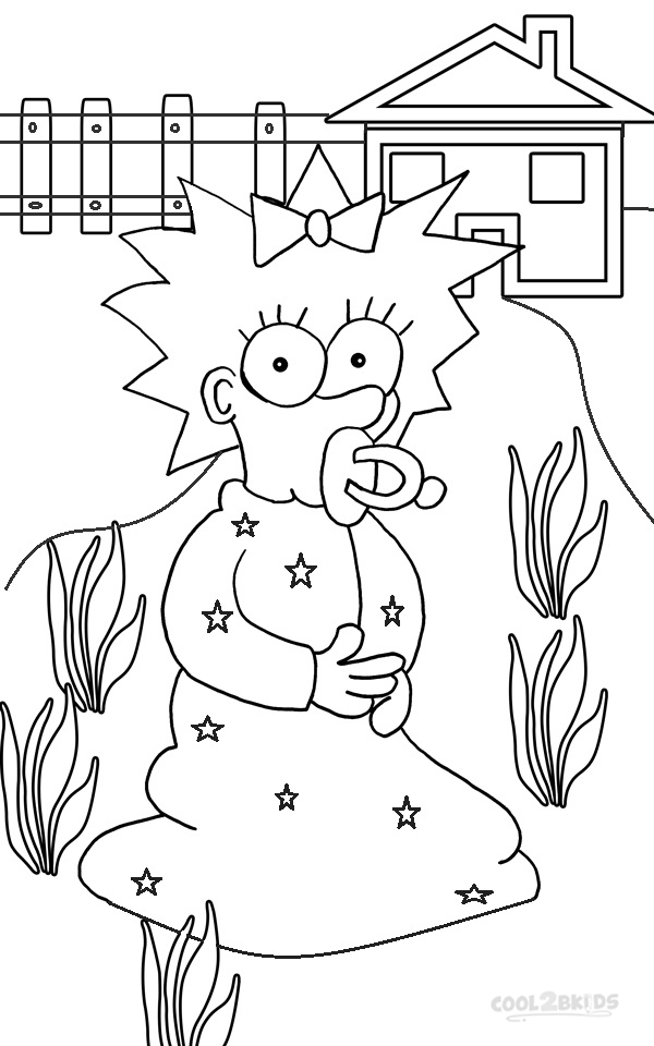 160 Free Simpsons Coloring Pages For Kids Printable 138