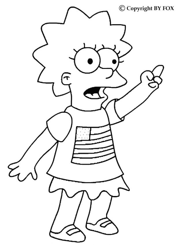 160 Free Simpsons Coloring Pages For Kids Printable 139