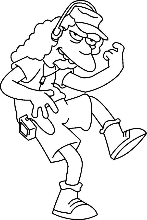 160 Free Simpsons Coloring Pages For Kids Printable 142