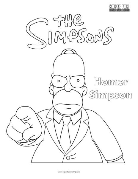 160 Free Simpsons Coloring Pages For Kids Printable 143