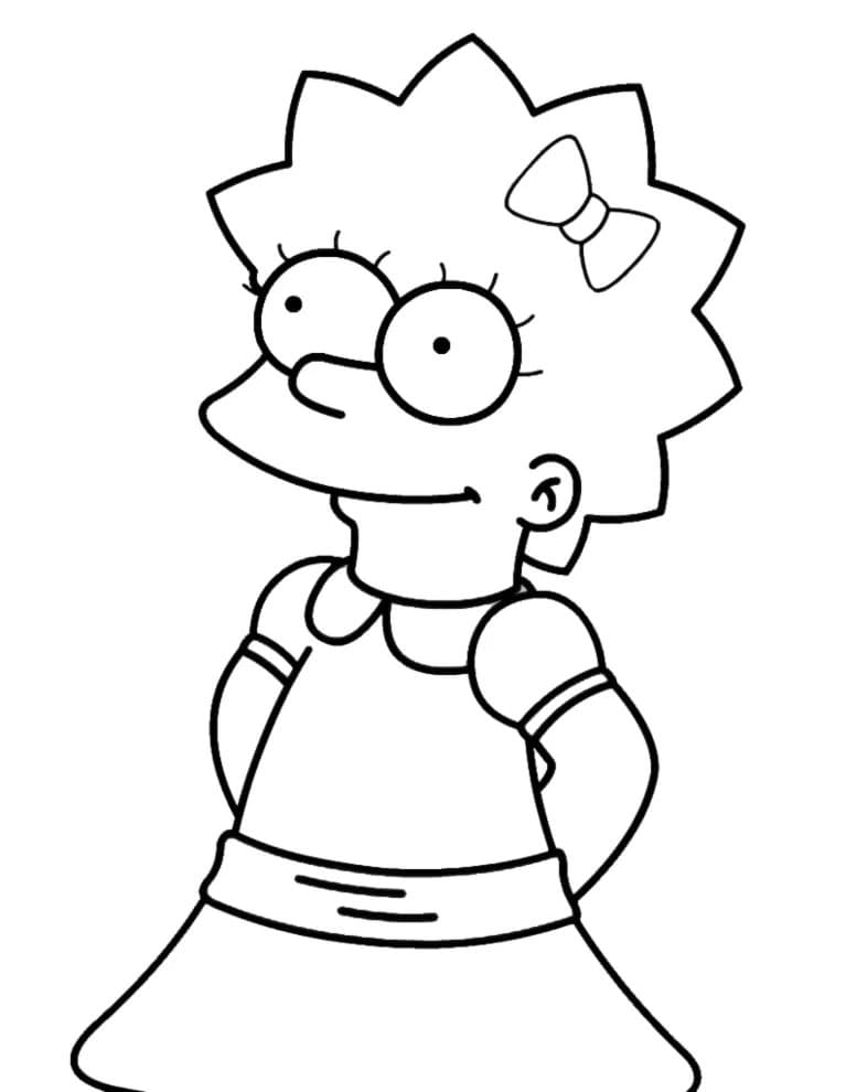 160 Free Simpsons Coloring Pages For Kids Printable 144