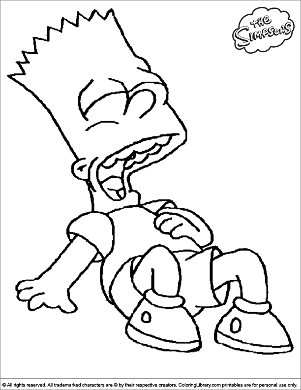 160 Free Simpsons Coloring Pages For Kids Printable 157