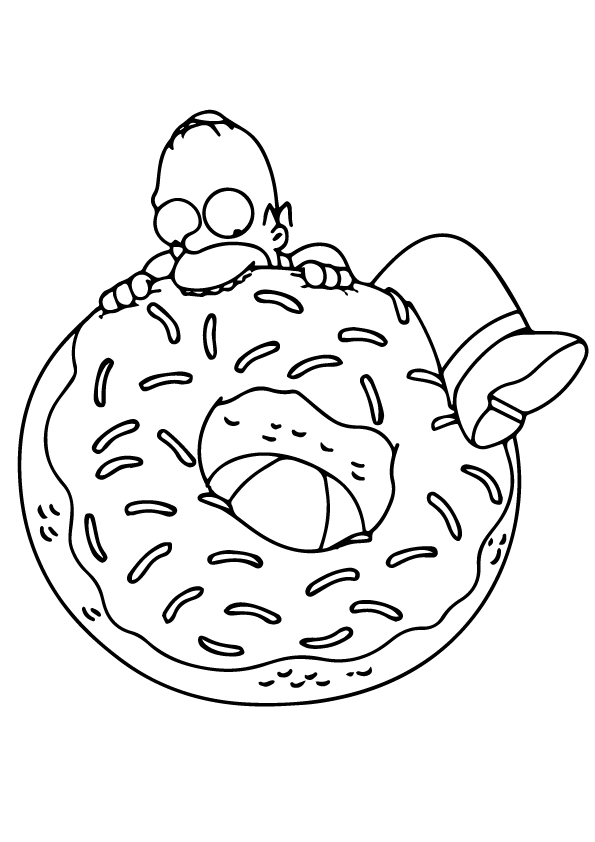 160 Free Simpsons Coloring Pages For Kids Printable 161