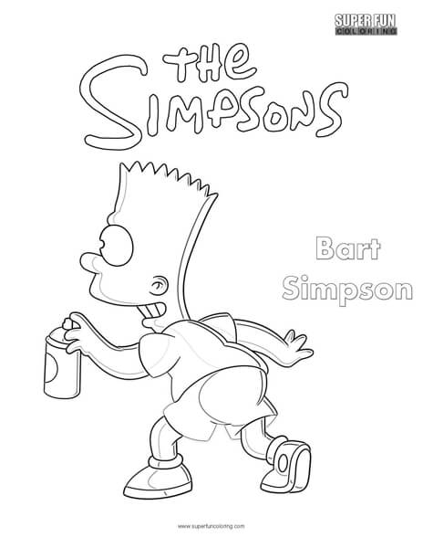 160 Free Simpsons Coloring Pages For Kids Printable 31