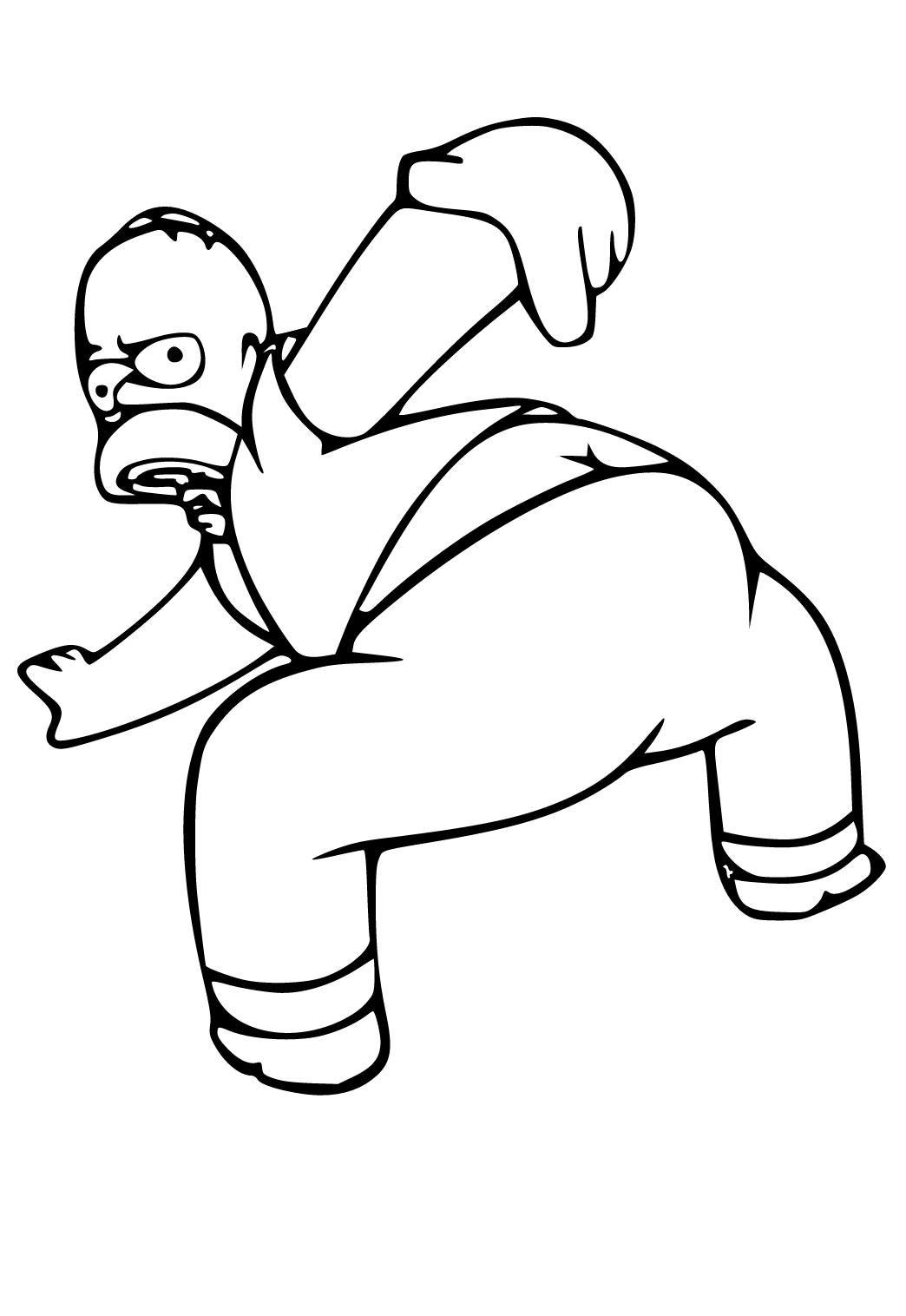 160 Free Simpsons Coloring Pages For Kids Printable 34