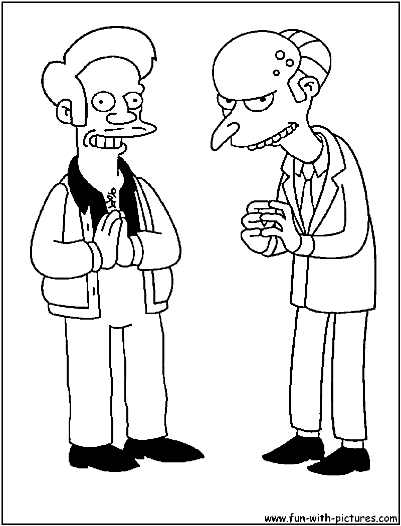 160 Free Simpsons Coloring Pages For Kids Printable 37