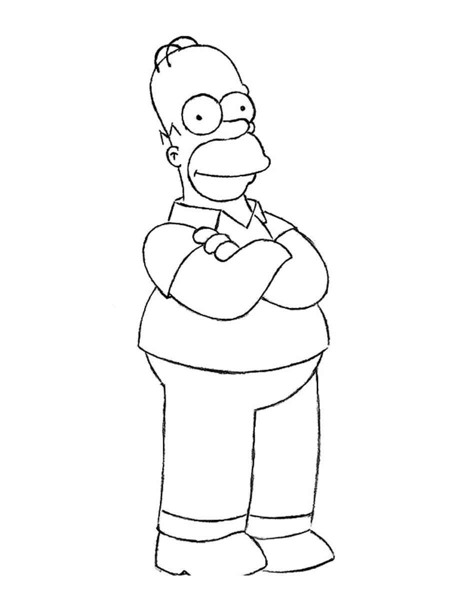 160 Free Simpsons Coloring Pages For Kids Printable 51