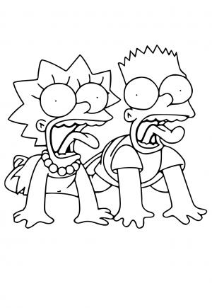 160 Free Simpsons Coloring Pages For Kids Printable 52