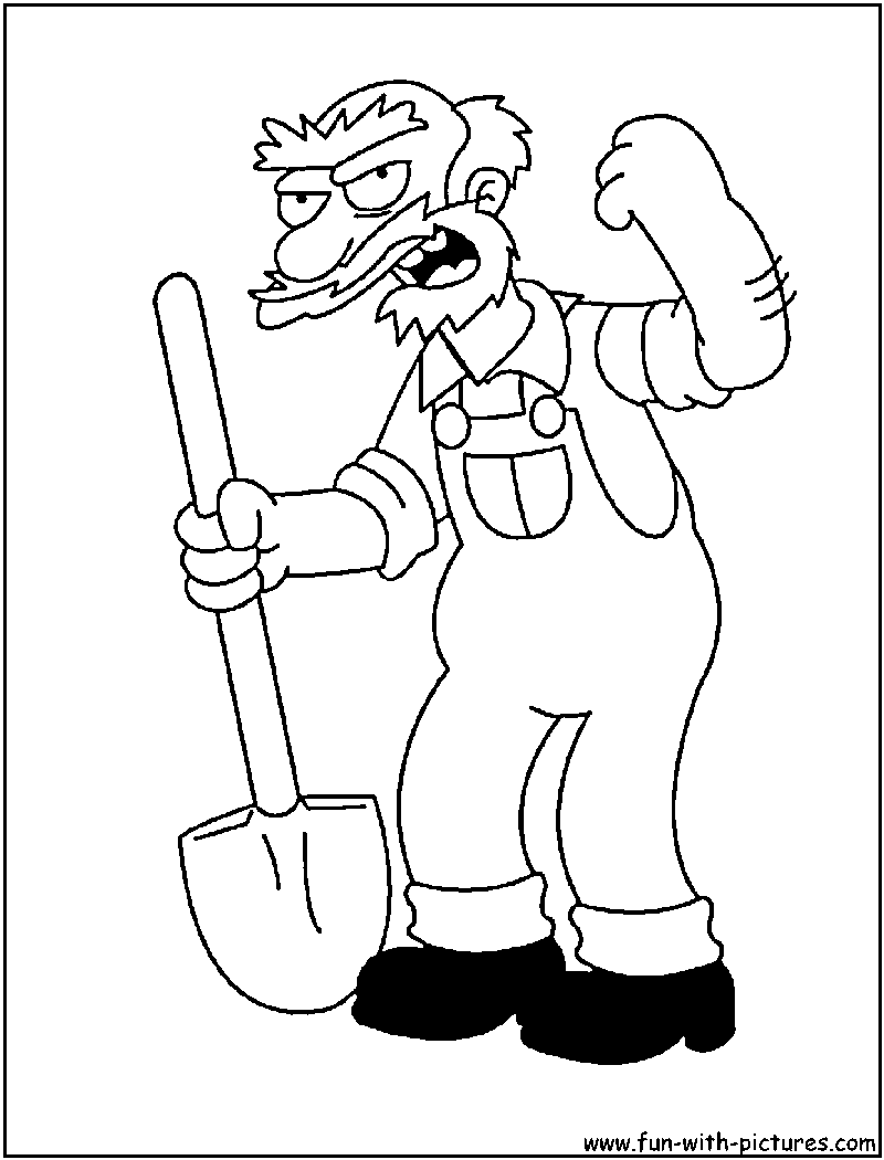 160 Free Simpsons Coloring Pages For Kids Printable 54