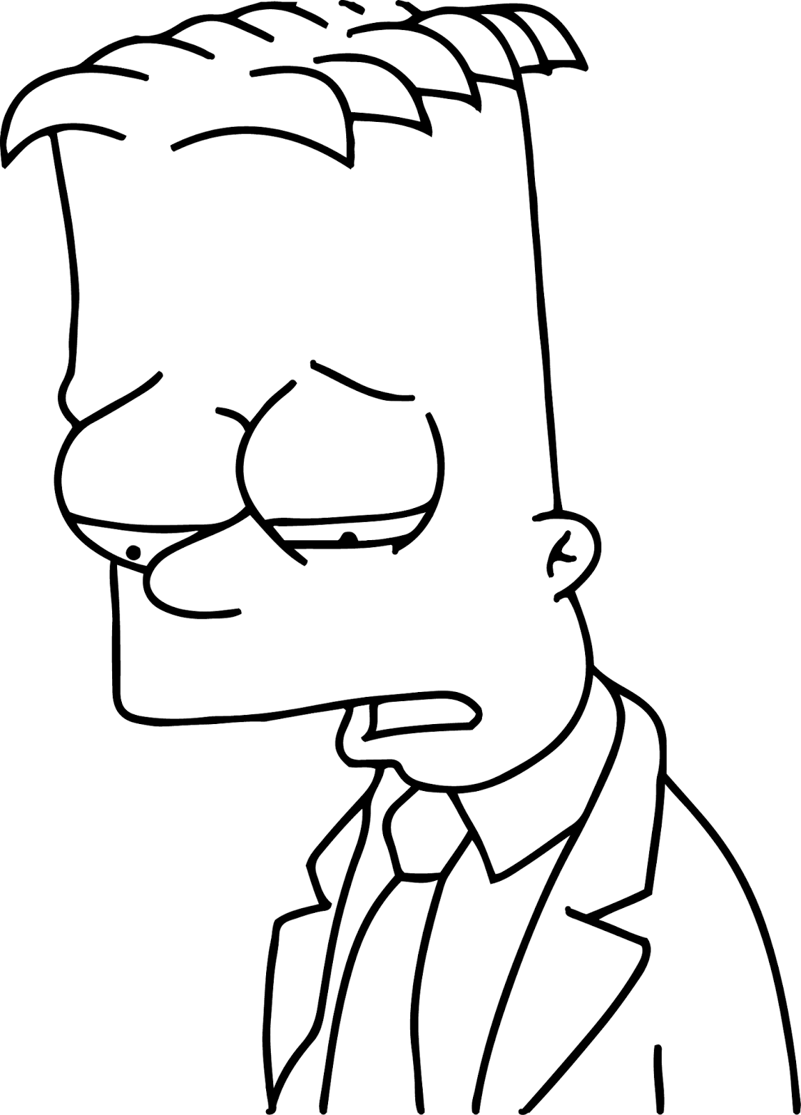 160 Free Simpsons Coloring Pages For Kids Printable 60