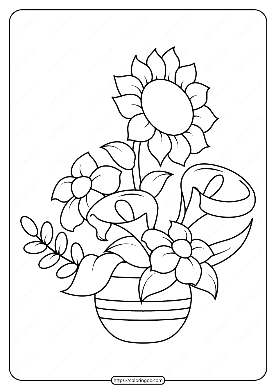 35 Flower Wreath Coloring Pages Printable