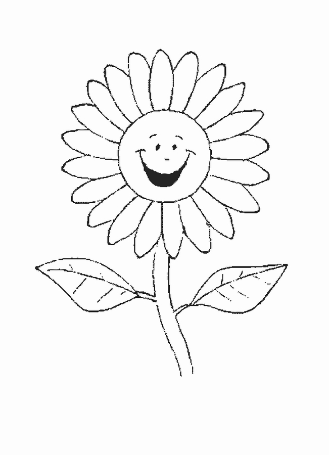 36 Flower Coloring Pages Toddler Printable