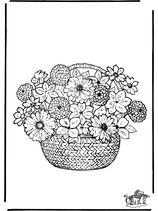 36 Violet Flower Coloring Pages Printable