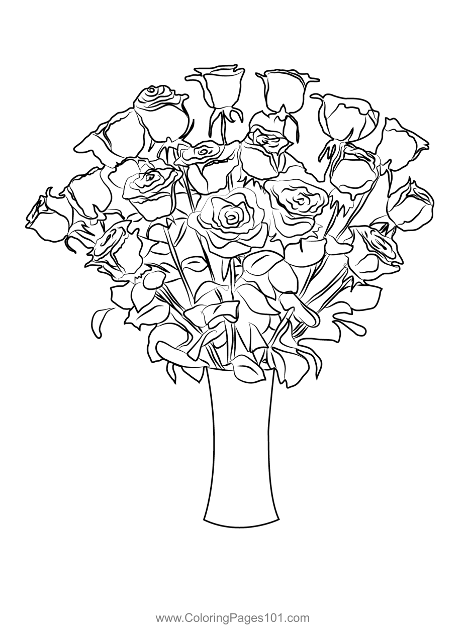 37 Disney Flower Coloring Pages Printable